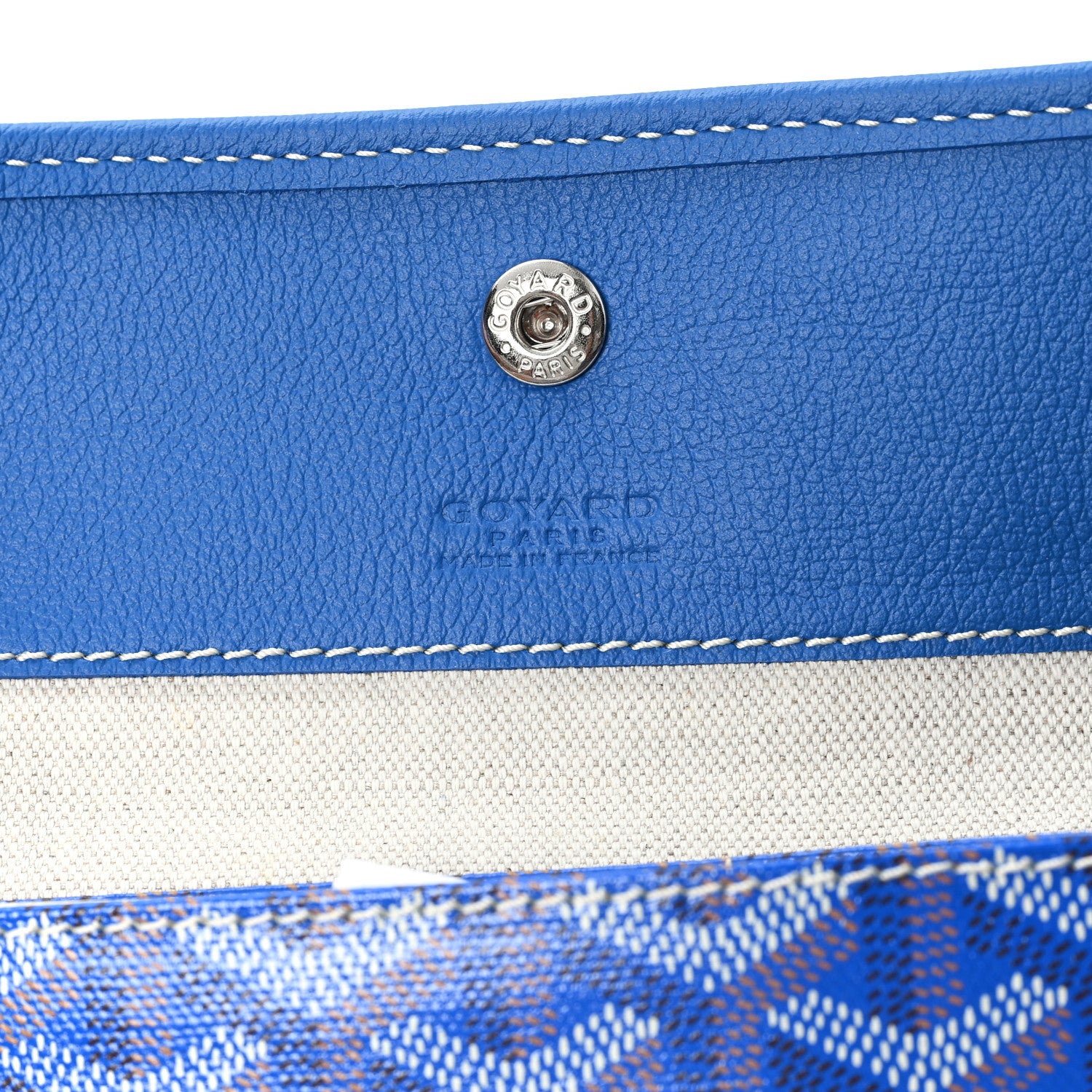 Goyard Goyardine Hulot Junior Saint Louis PM Sky Blue 7 of 11