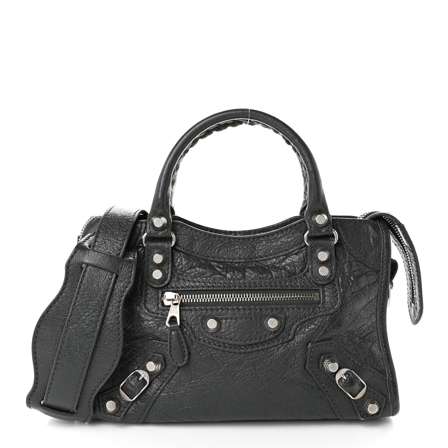Balenciaga Agneau Giant 12 Silver Hardware Mini City Gris Fossile 1 of 10