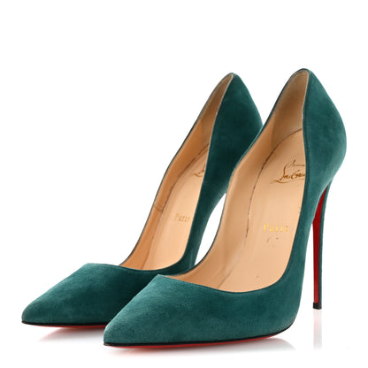 Christian Louboutin Suede So Kate 120 Pumps 39.5 Forest 4 of 9