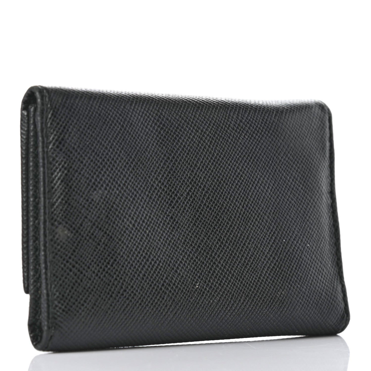 Prada Saffiano Metal 6 Key Holder Black 3 of 8