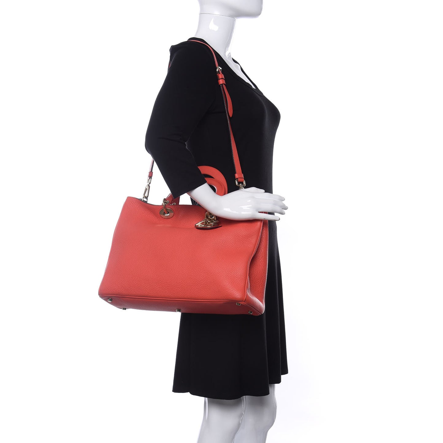 Bullcalf Large Diorissimo Tote True Red