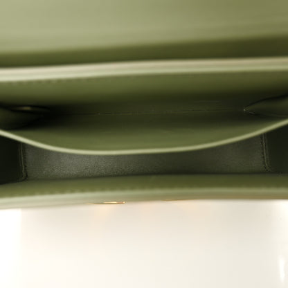 Christian Dior Box Calfskin 30 Montaigne Box Bag Mint Green 5 of 10