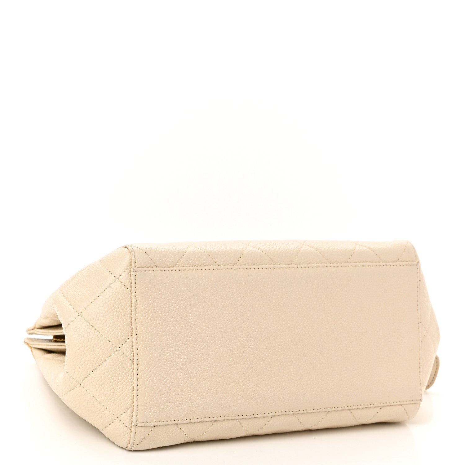Chanel Caviar Quilted Small Chain Shoulder Bag White 4 of 13