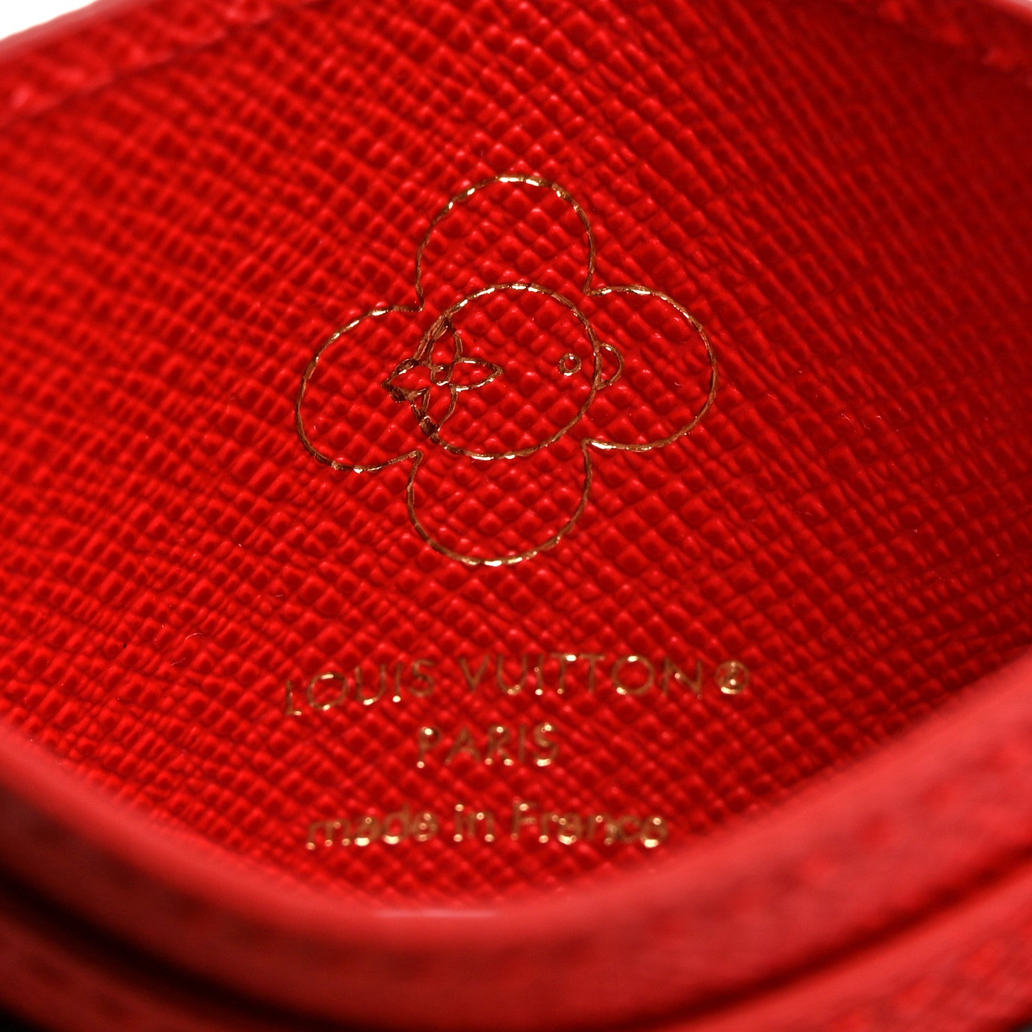 Louis Vuitton Monogram LV Charms 2024 Christmas Animation Candy Factory Card Holder Candy Red Candy Red 6 of 6