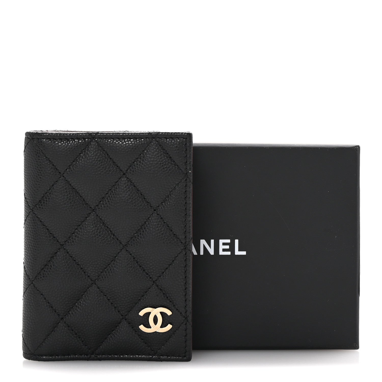 Chanel Caviar Quilted Card Holder Wallet Black 7 of 7