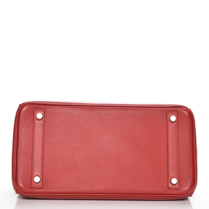 Hermes Swift Birkin 30 Rouge Garance 6 of 27