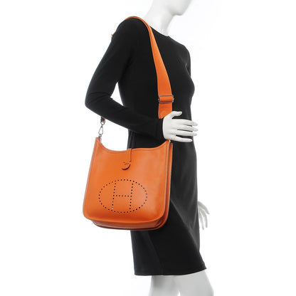 Hermes Epsom Evelyne III PM Orange 2 of 14
