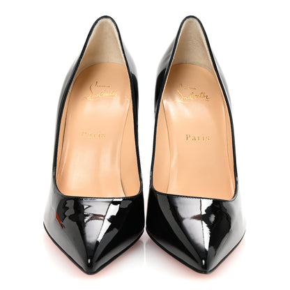 Christian Louboutin Patent Pigalle Follies 100 Pumps 38 Black 3 of 9