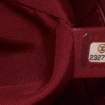 Chanel Lambskin Quilted Small Drawstring Shoulder Bag Dark Pink 11 of 11