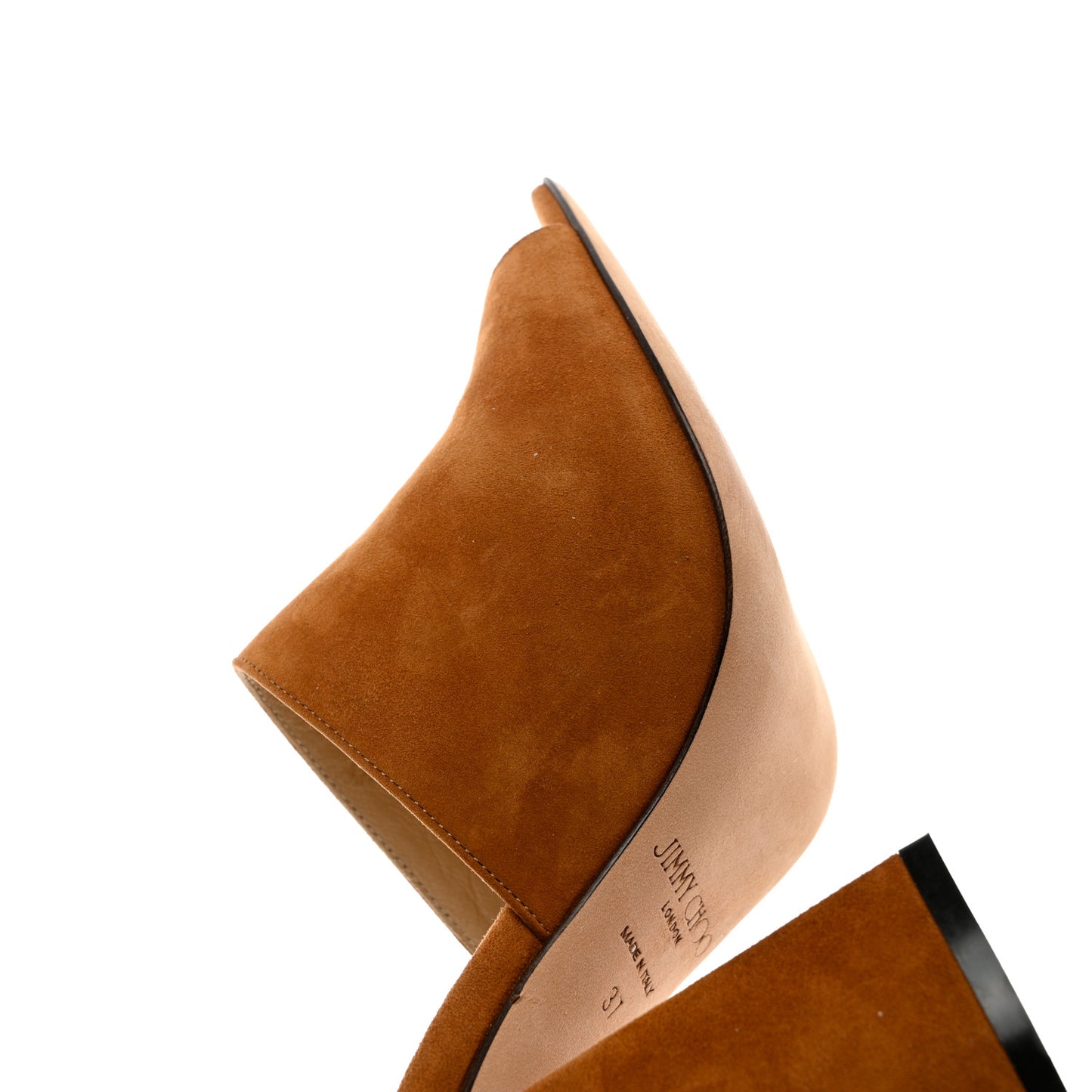 Suede Baia 100 Mules 37 Tan