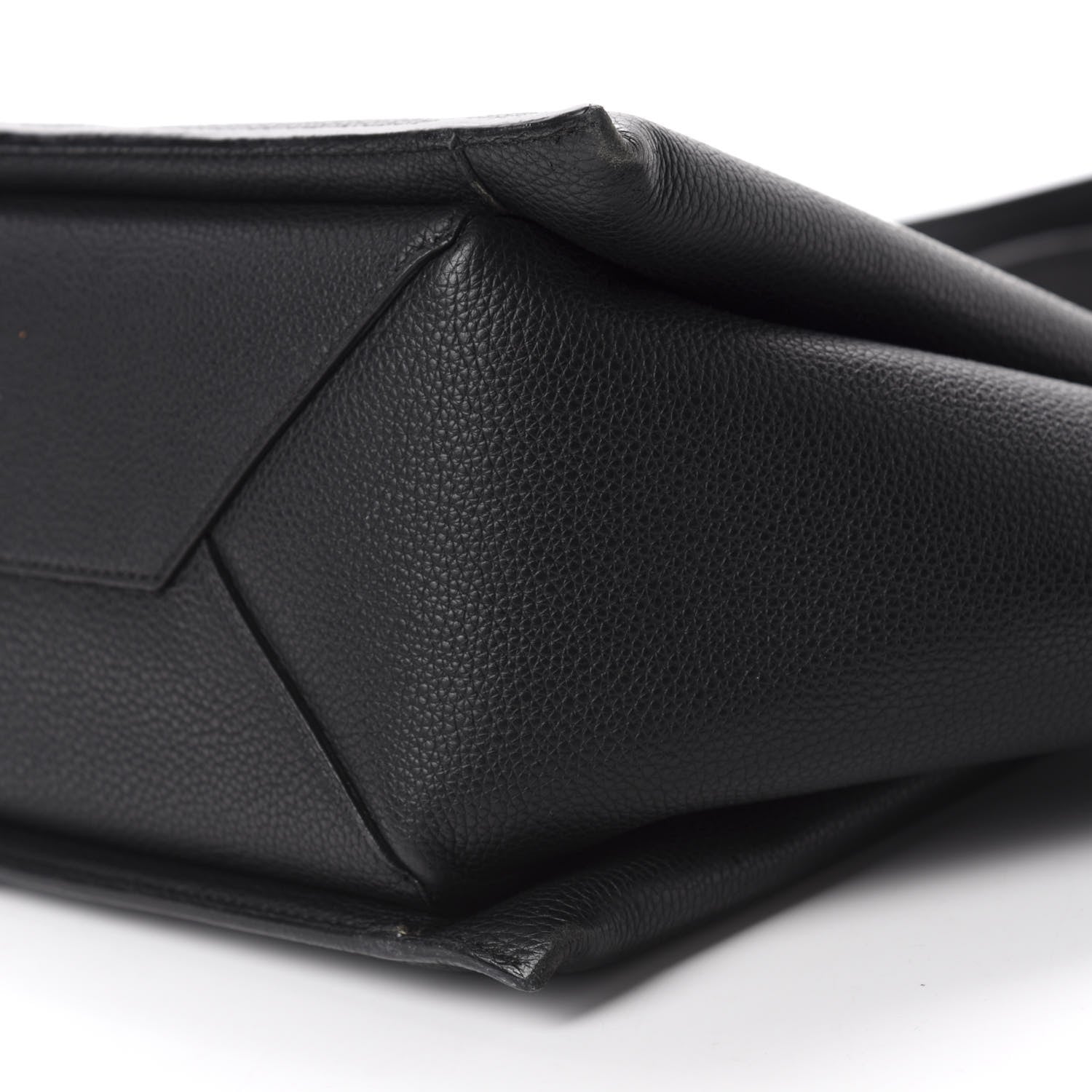 Celine Baby Grained Calfskin Small Tri-Fold Bag Black 7 of 11