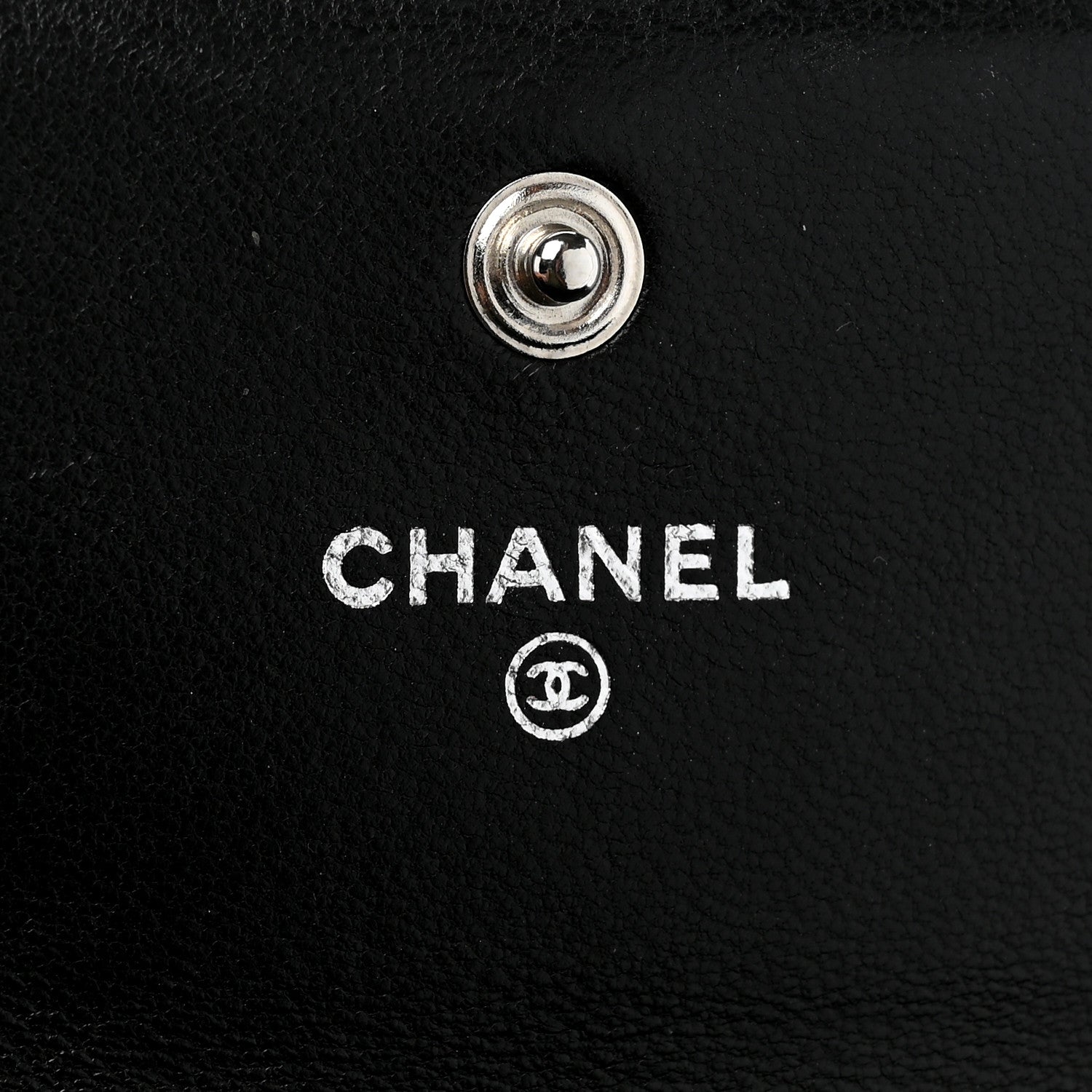 Chanel Lambskin Quilted Large Boy Gusset Flap Wallet Black 8 of 16