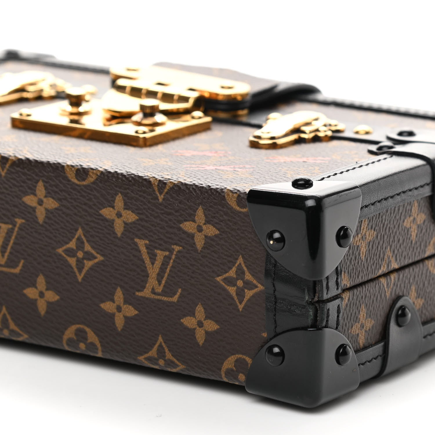 Louis Vuitton Monogram Petite Malle Black 9 of 9