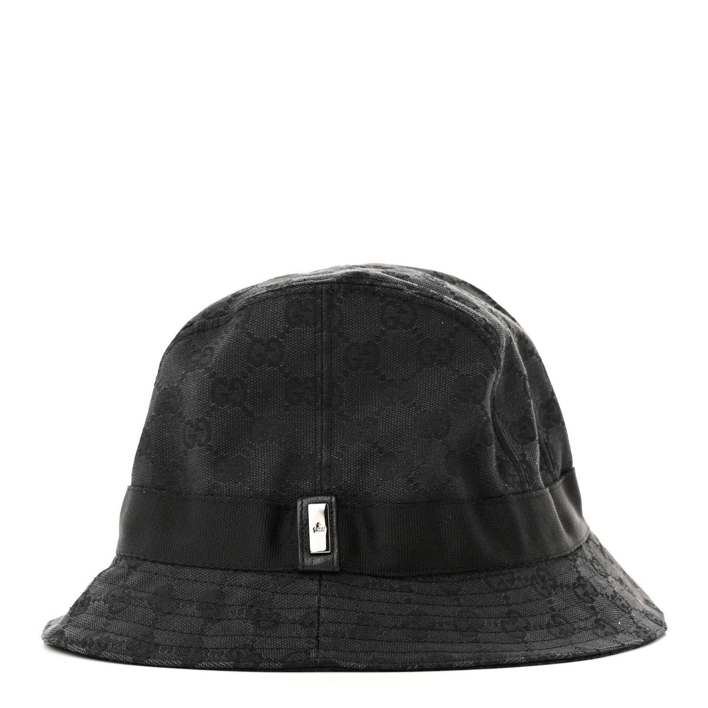 GG Monogram Bucket Hat M Black