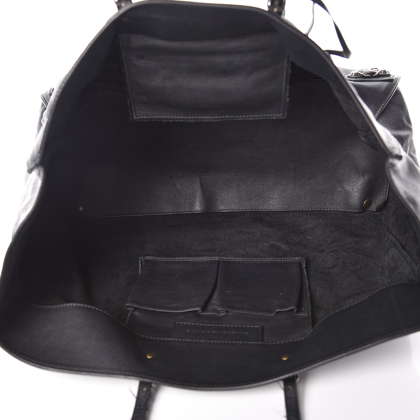 Supple Calfskin Papier A4 Tote Black
