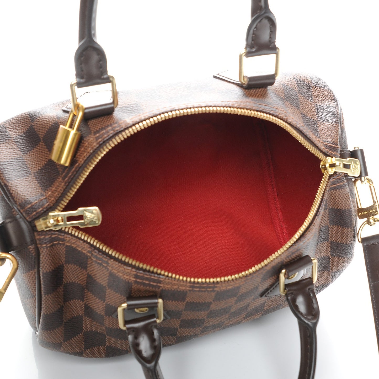Damier Ebene Speedy Bandouliere 25