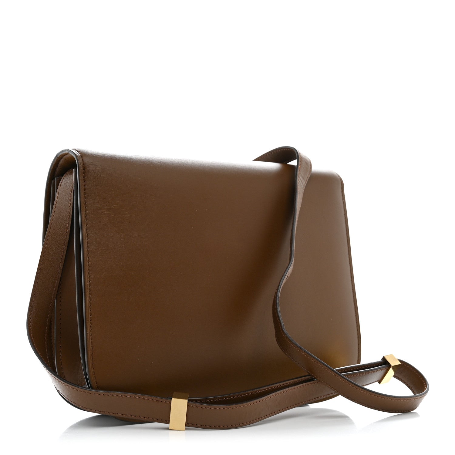 Celine Box Calfskin Medium Classic Box Flap Bag Camel 3 of 11