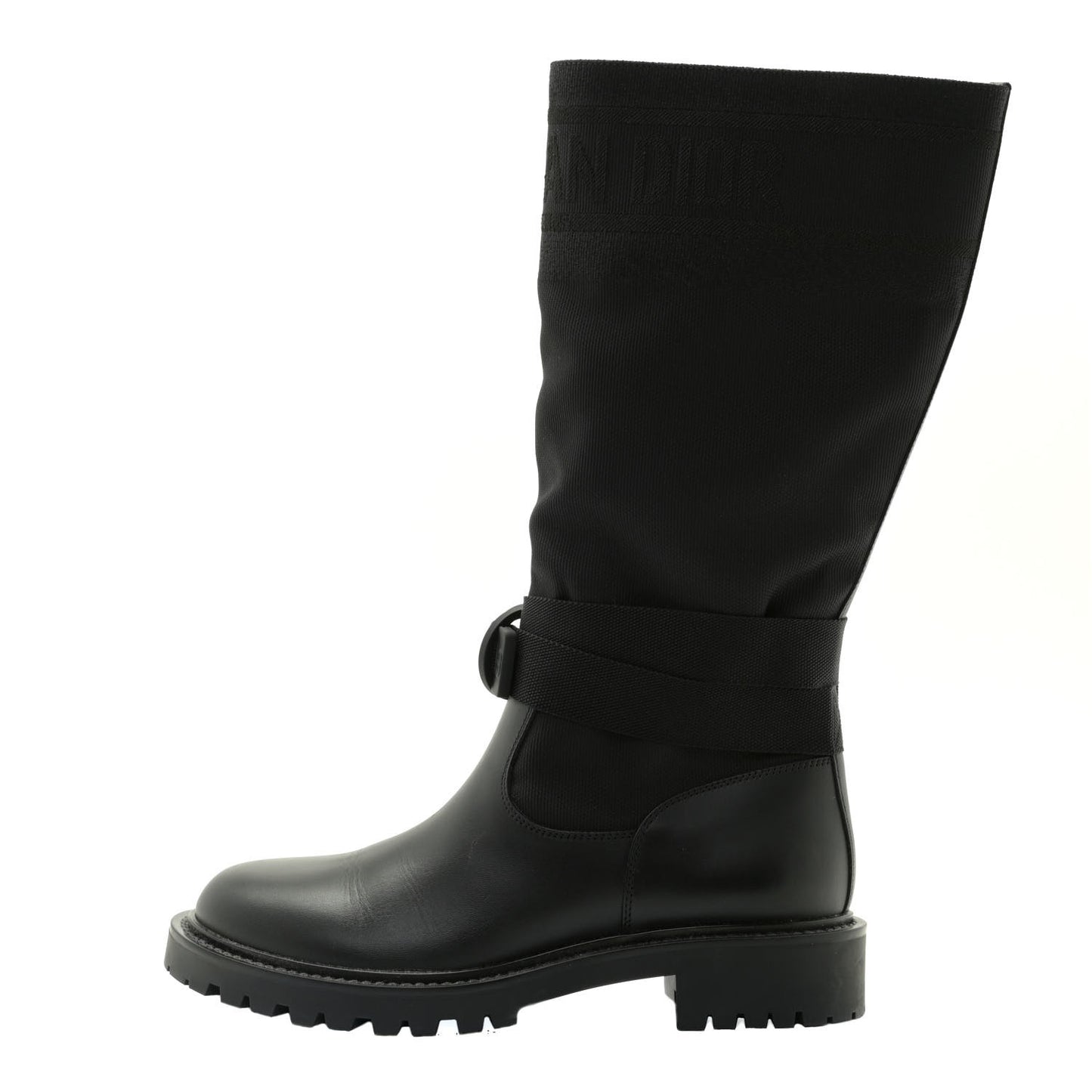Technical Fabric Calfskin D-Major Boots 36.5 Black