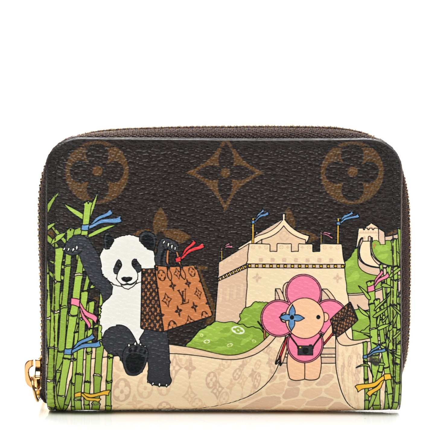 Monogram 2021 Christmas China Animation Zippy Coin Purse Myosotis Blue