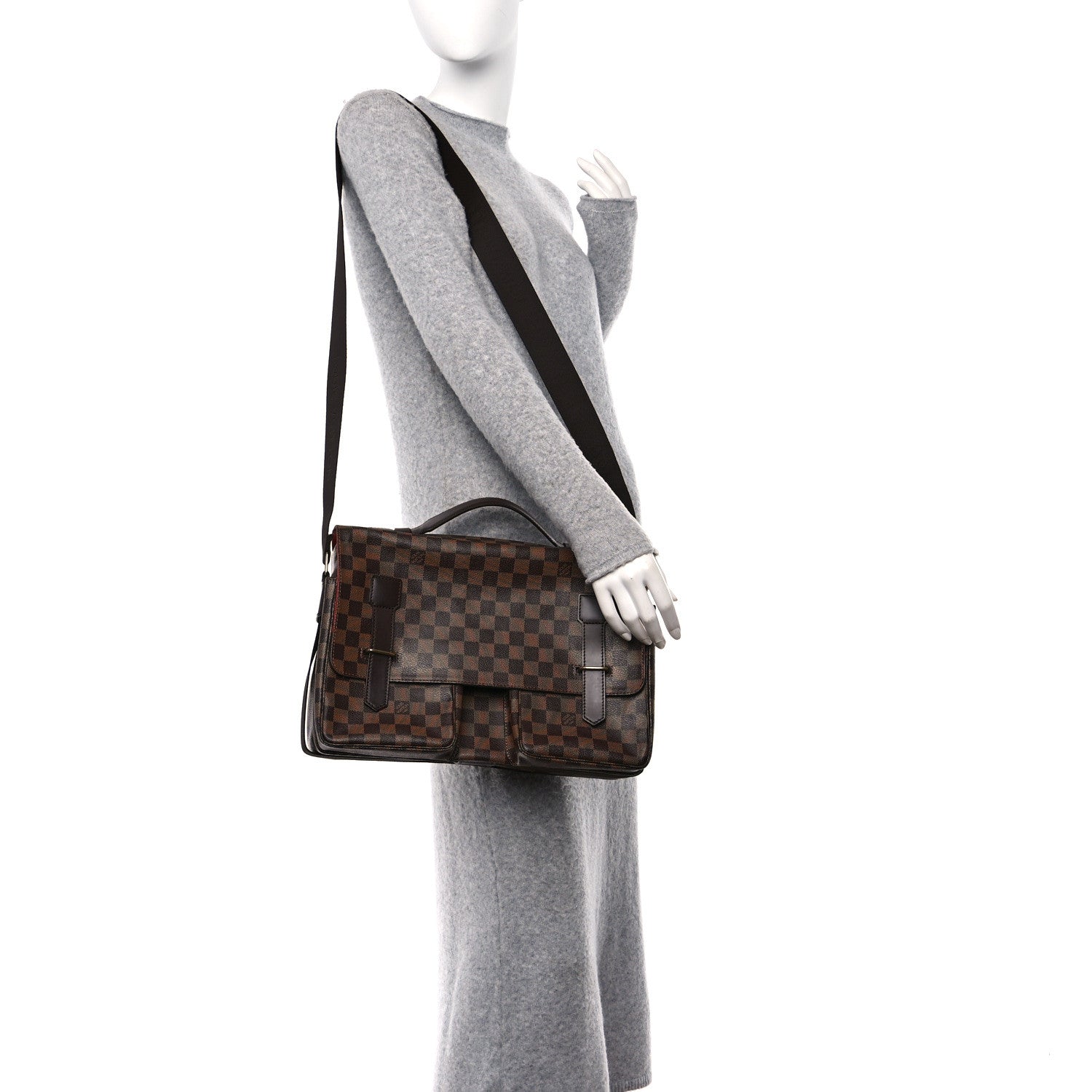 Louis Vuitton Damier Ebene Broadway Messenger Bag 2 of 10