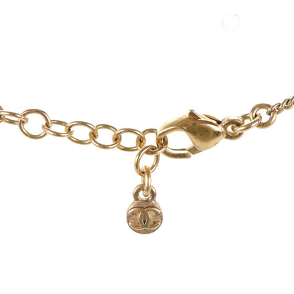 Chanel Crystal CC Necklace Gold 5 of 6