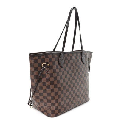 Louis Vuitton Damier Ebene Neo Neverfull MM Rose Ballerine 4 of 11