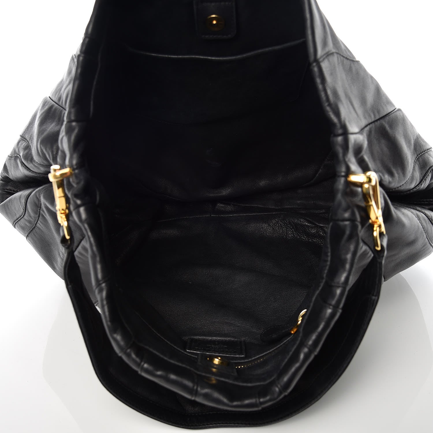 Prada Soft Calfskin Hobo Black 5 of 10