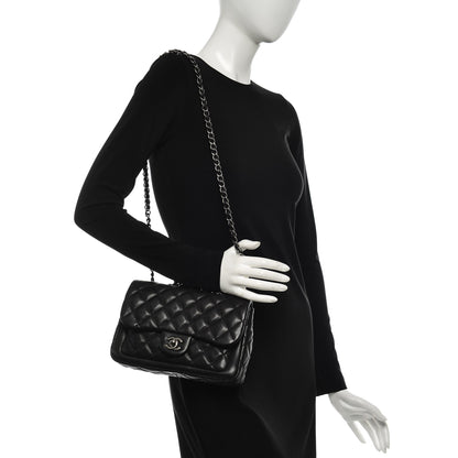 Chanel Caviar Quilted Medium Now and Forever Flap Black 2 of 7