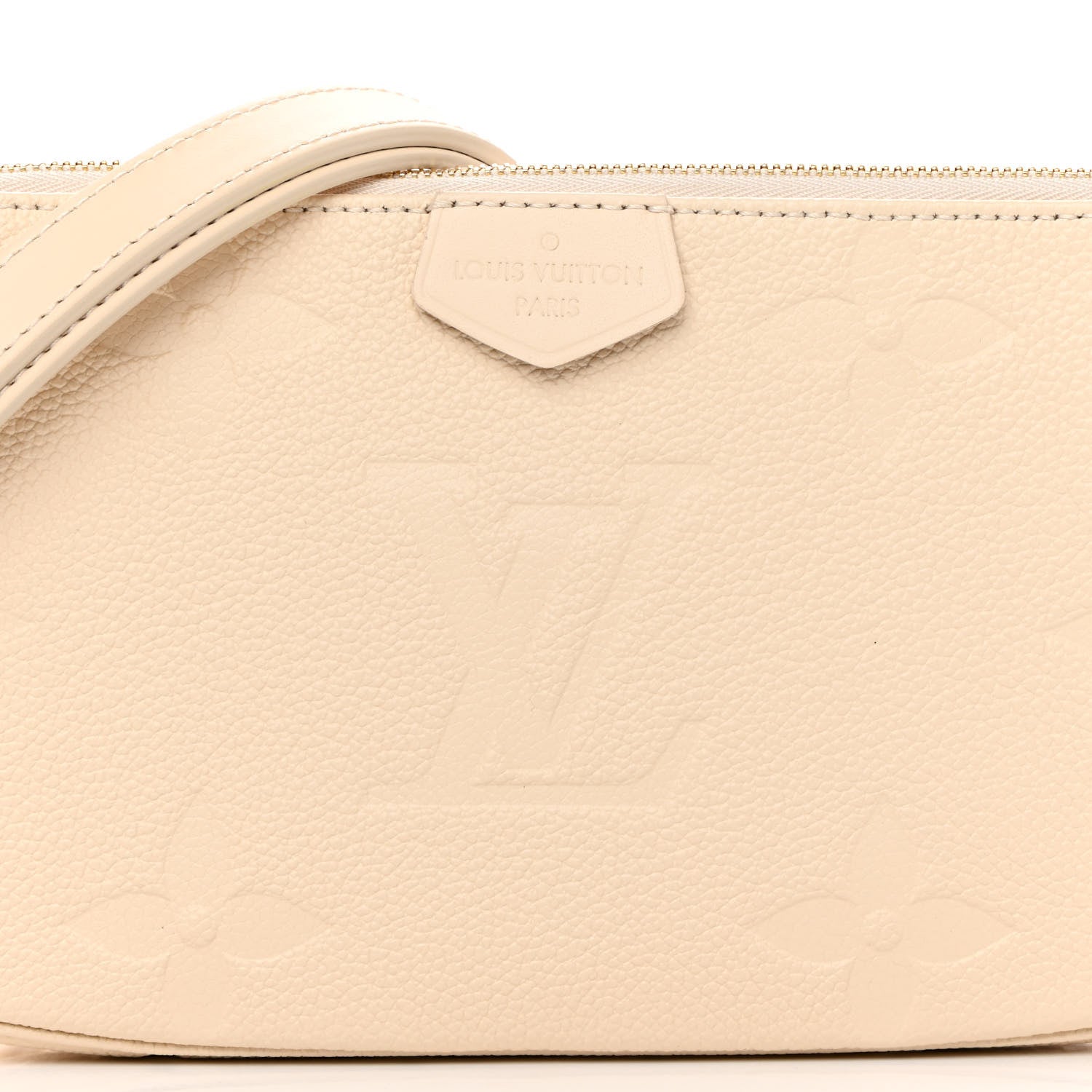 Louis Vuitton Empreinte Monogram Giant Multi Pochette Accessories Large Pochette Cream 7 of 10