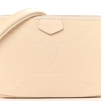 Louis Vuitton Empreinte Monogram Giant Multi Pochette Accessories Large Pochette Cream 7 of 10