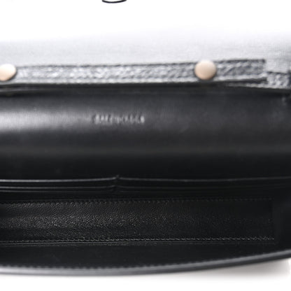 Balenciaga Agneau Giant 12 Brass Wallet On Chain Black 5 of 9