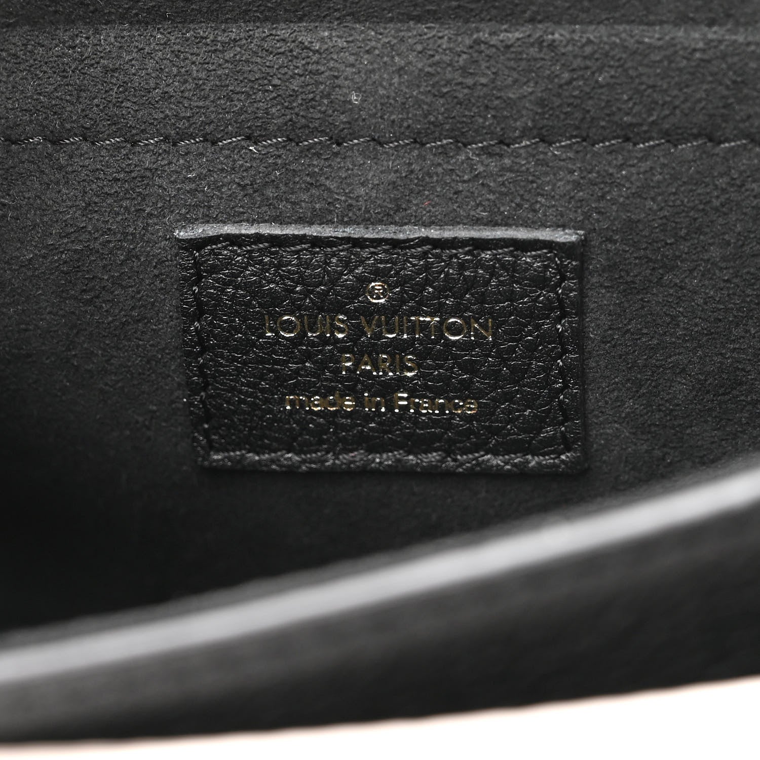 Louis Vuitton Grained Calfskin Lockme Tender Black 6 of 9