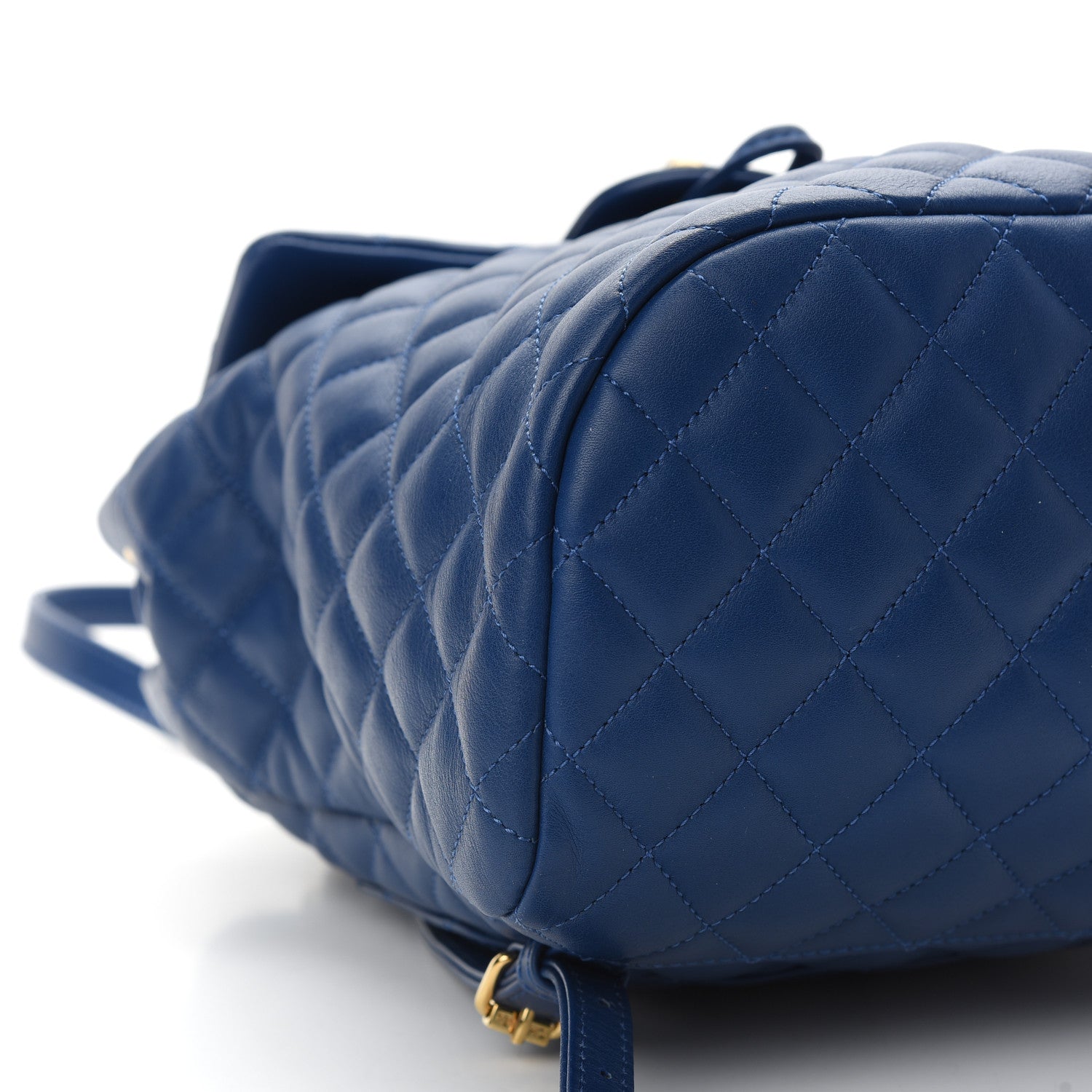 Chanel Lambskin Quilted Small Urban Spirit Backpack Blue 8 of 9