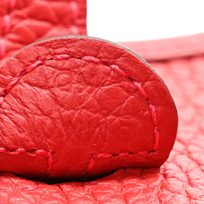 Hermes Taurillon Clemence Evelyne TPM Vermillion Rouge Vif 8 of 10