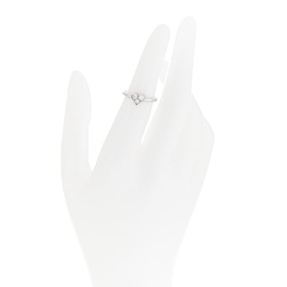 Tiffany Platinum Diamond Hearts Ring 49 4.75 2 of 5
