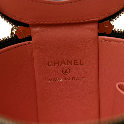 Chanel Patent Quilted Afternoon Tea Top Handle Vanity Case With Chain Black 6 of 12