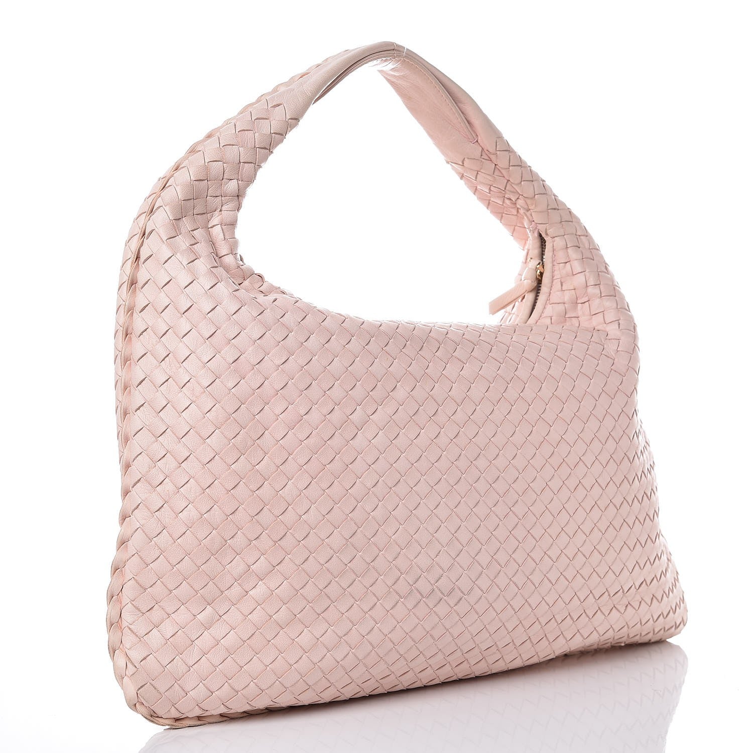 Bottega Veneta Nappa Intrecciato Large Veneta Hobo Magnolia 3 of 10