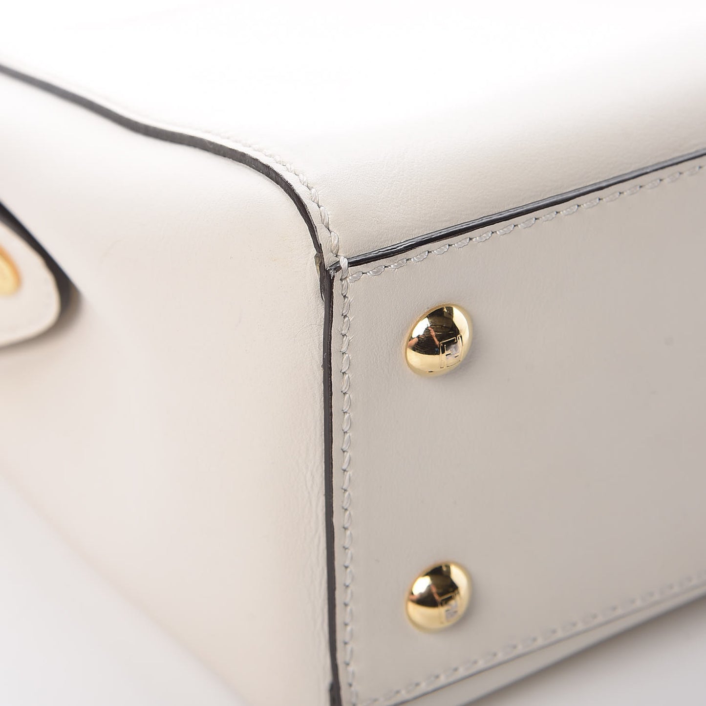 Vitello Baltico Ribbon Lace Up Floral Small DotCom Click Chain Satchel White Multicolor
