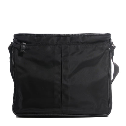 Prada Tessuto Nylon Saffiano Flat Messenger Bag Black 10 of 18