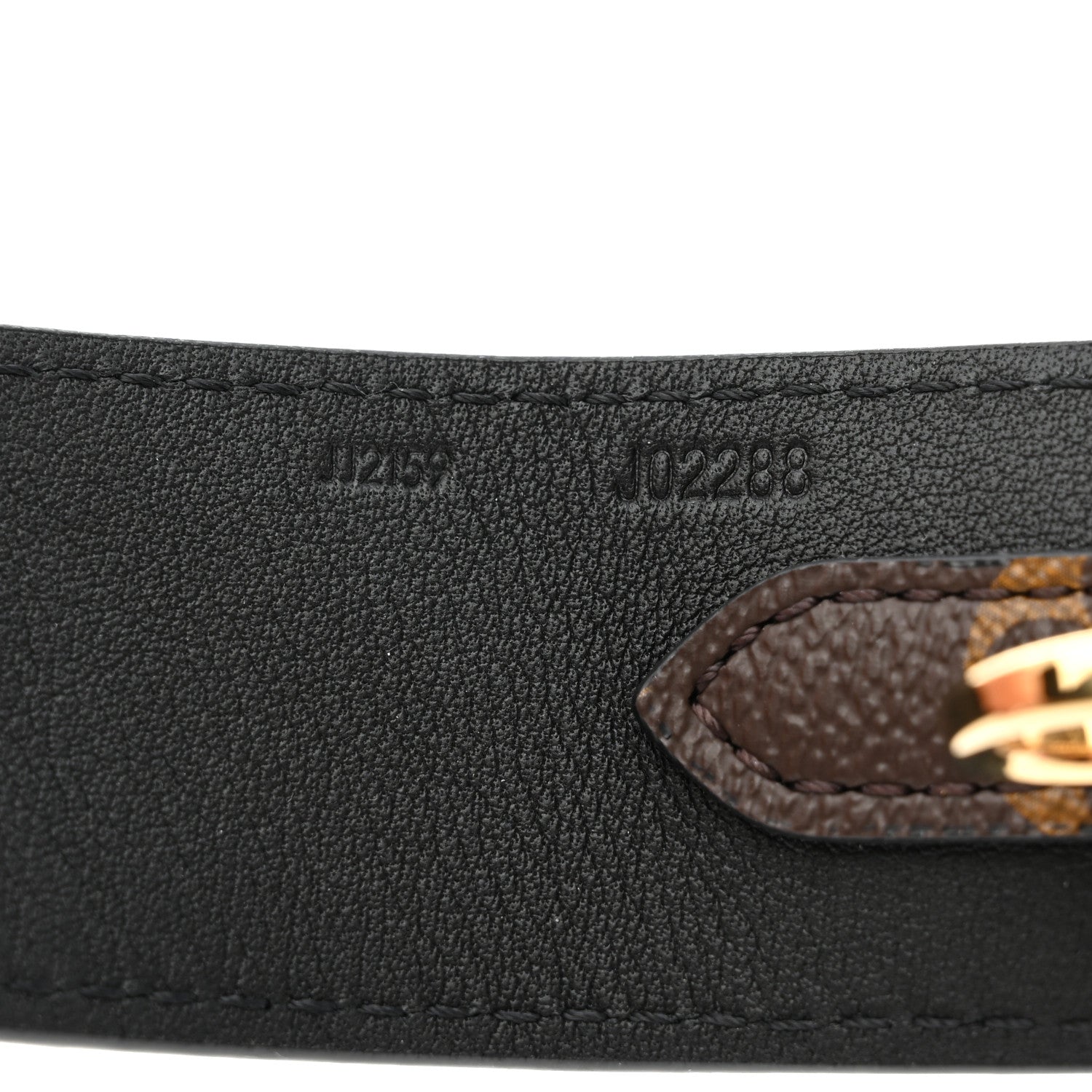 Louis Vuitton Monogram Bandouliere Shoulder Strap Black 4 of 5