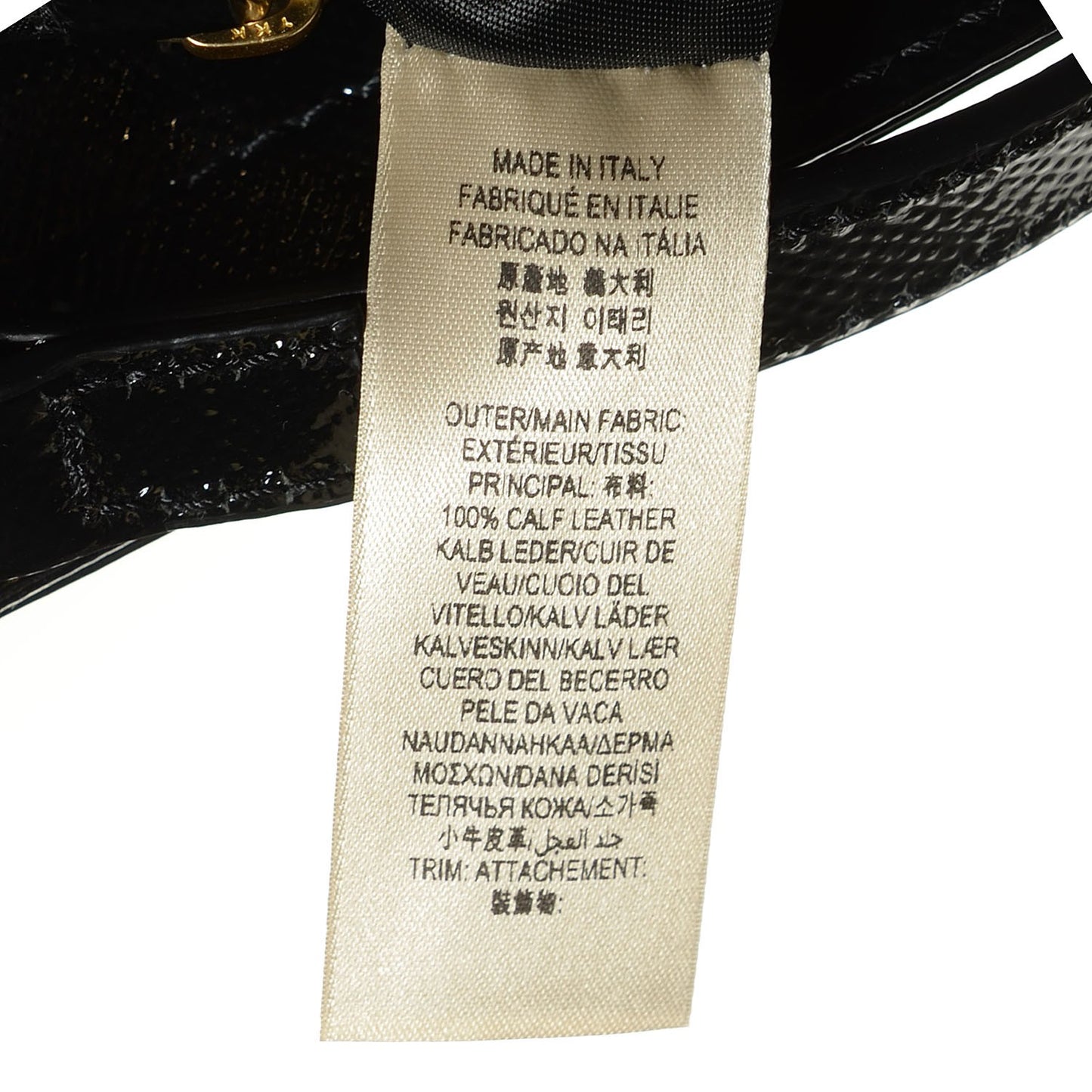 Patent Somerford Tote Black