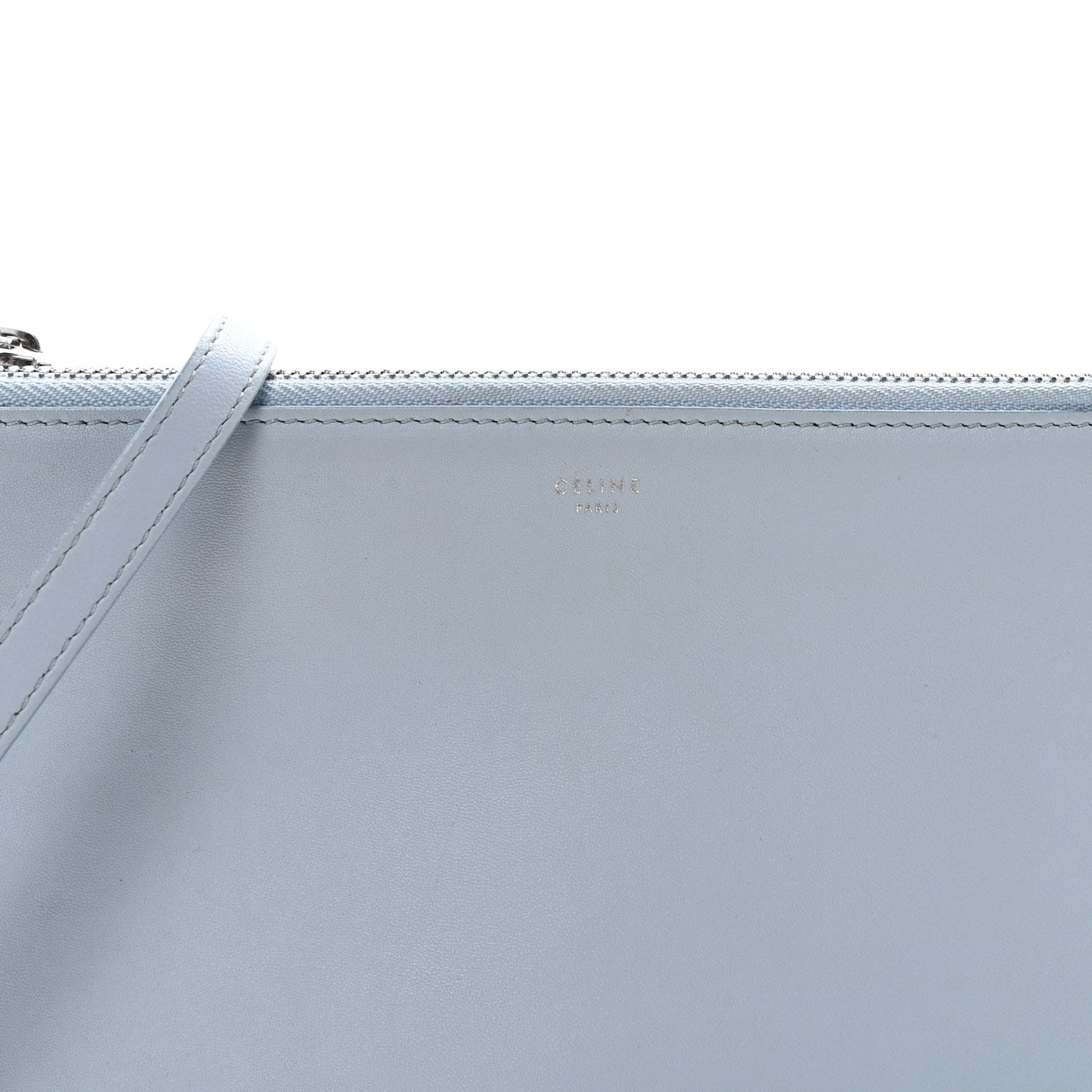 Lambskin Large Trio Crossbody Bag Sky