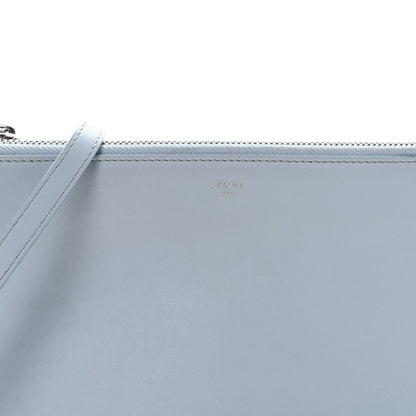 Celine Lambskin Large Trio Crossbody Bag Sky 7 of 9