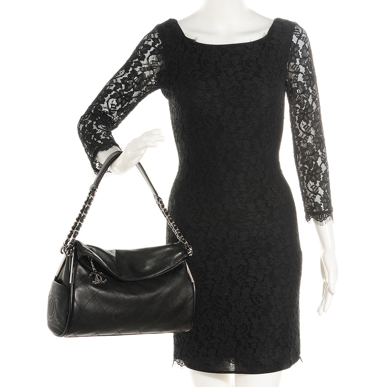 Chanel Lambskin Medium Ultimate Soft Tote Black 2 of 8