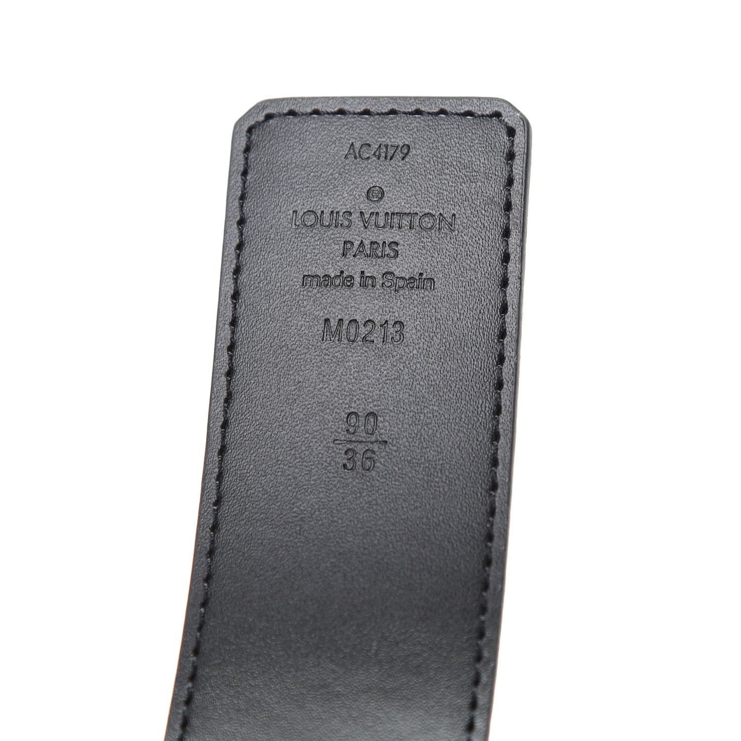 Louis Vuitton Damier Graphite 40mm LV Initiales Belt 90 36 5 of 6
