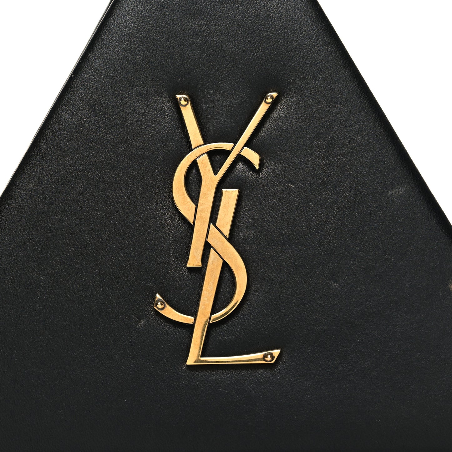 Lambskin Pyramid Clutch Black