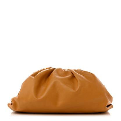 Bottega Veneta Smooth Butter Calf The Pouch Oversized Clutch Ocra 1 of 7