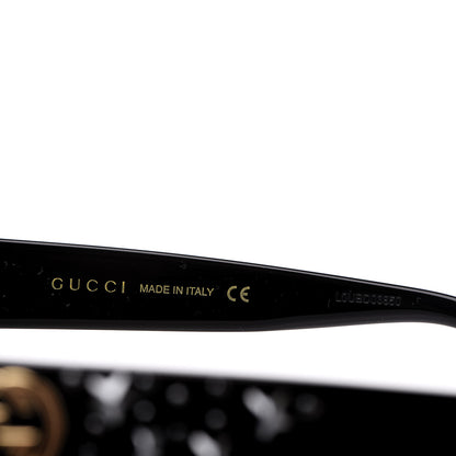 Gucci Acetate Stars Cat Eye Sunglasses GG0116S Black 5 of 7