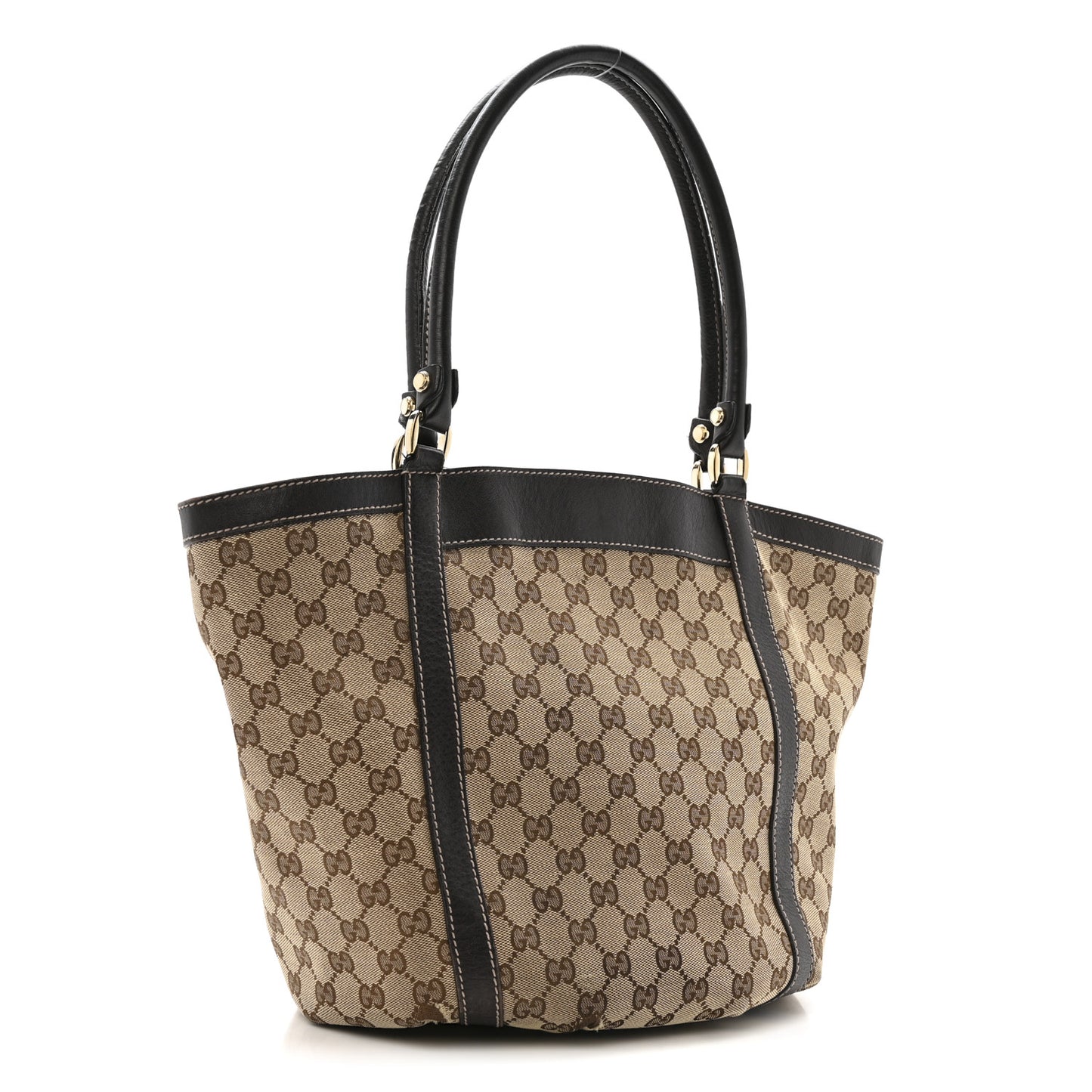 Monogram Medium D Gold Ring  Brown