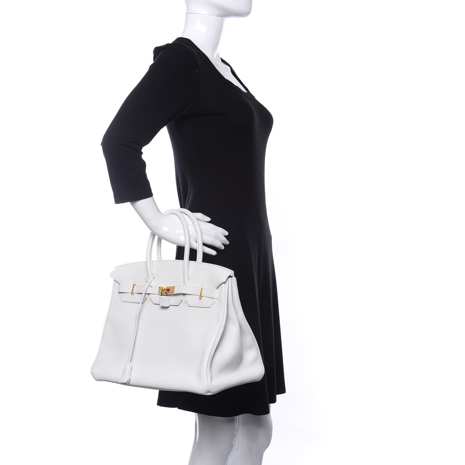 Hermes Togo Birkin 35 White 2 of 13